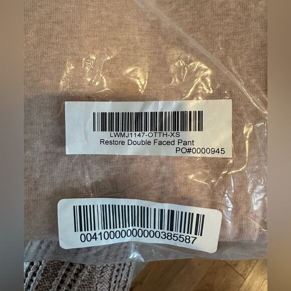 Lunya Restore Double Faced Sweat Pant New XS - Picture 7 of 10